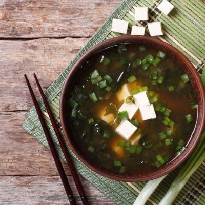 Japanese seaweed soup