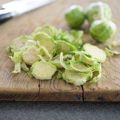 cut mini cabbages