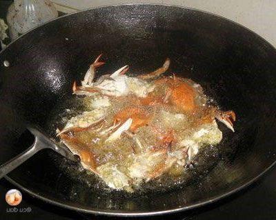 fry the small crabs