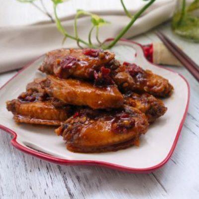 braised spicy chicken wings recipe