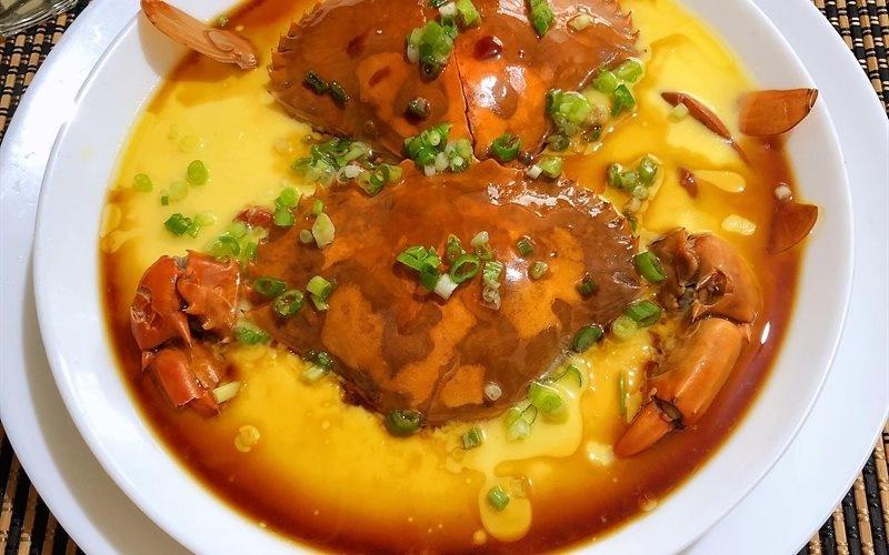 Crab Steamed With Eggs Recipe