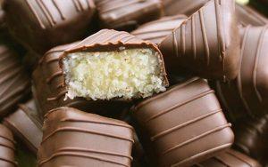 how to make coconut filled chocolate truffles