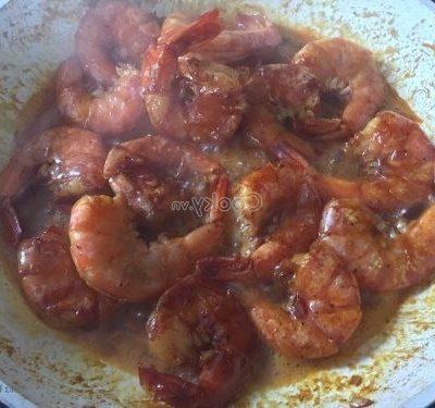 cook shrimps