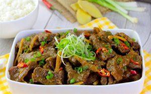 braised beef with ginger