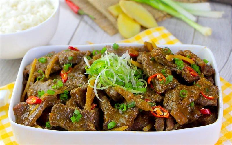 Braised Beef With Ginger Recipe