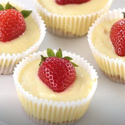 how to make mini cheesecake cupcake