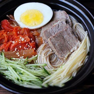 how to make Korean cold noodles