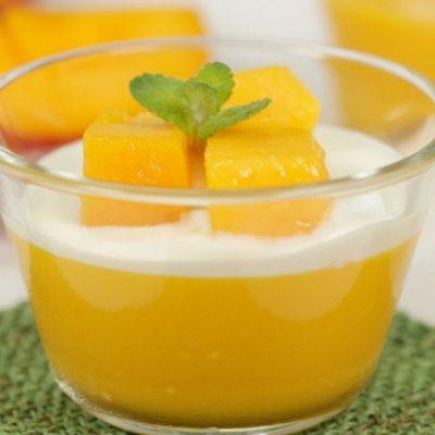 how to make mango with coconut pudding