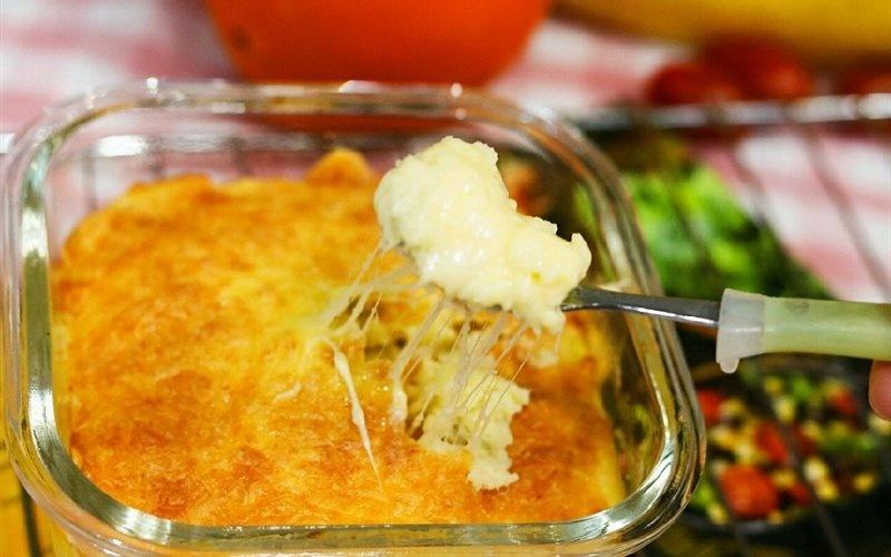 Baked Sweet Potato With Cheese Recipe