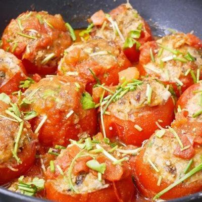 how to make tomatoes stuffed with pork