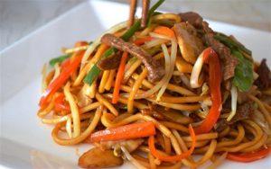 how to make noodles stir-fried with beef