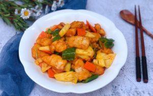 sweet and sour stir-fried chicken