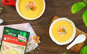 how to make pumpkin and shrim soup