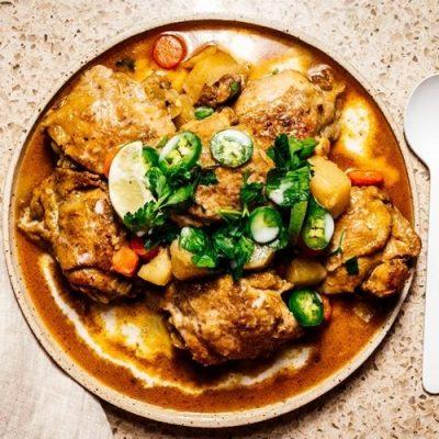 how to make curry chicken with potatoes
