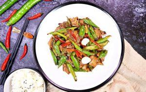 how to make pork stir-fry with bell peppers