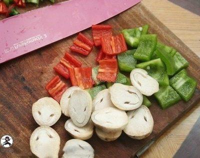 cut vegetables