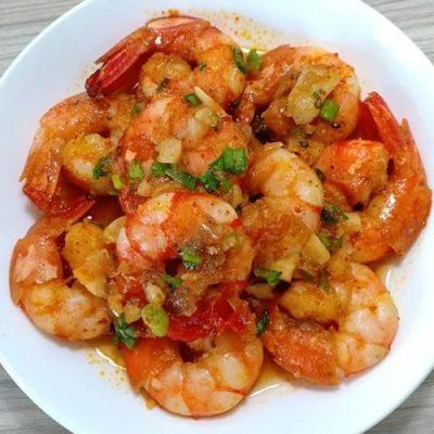 how to make spicy and sweet shrimps