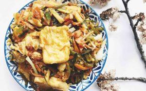 how to make tofu stir-fried with vegetables