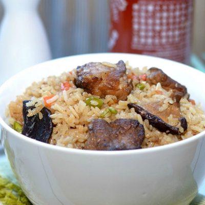 how to make pork rib rice