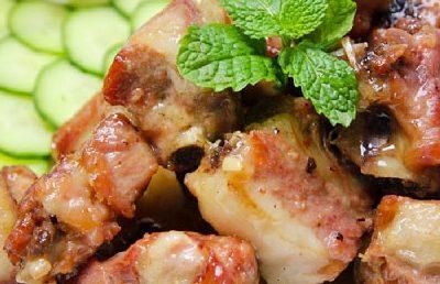 how to make pork ribs simmered with coconut milk