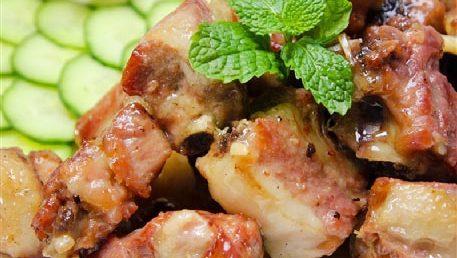 Pork Ribs Simmered With Coconut Milk
