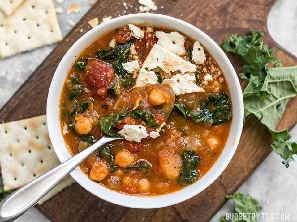Easy Dinner With Potatoes Chickpeas Stew