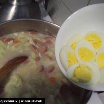 add boiled eggs