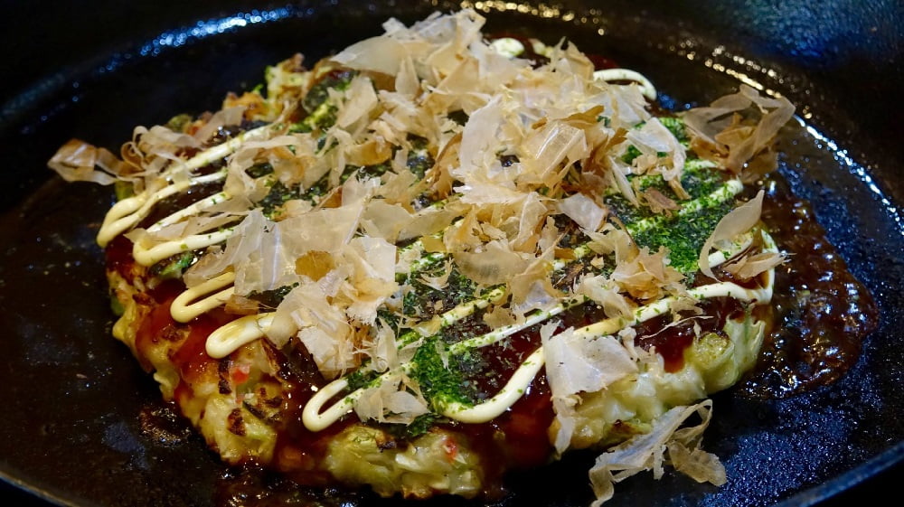 Okonomiyaki with Squid